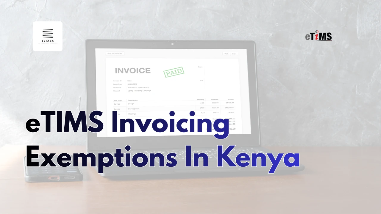 eTIMS invoicing exemptions Kenya